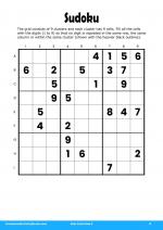 Sudoku #9 in Kids Activities 3