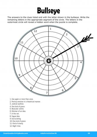 Bullseye #28 in Adults Activities 26