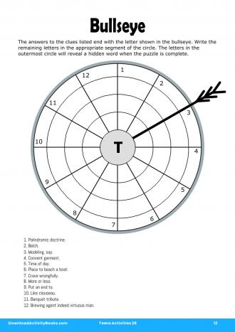Bullseye #12 in Teens Activities 26