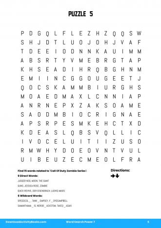 Word Search Power #5 in Word Search Power 7