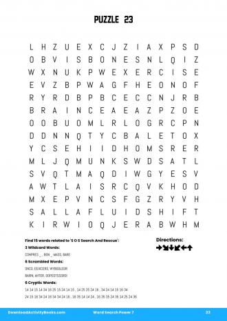 Word Search Power #23 in Word Search Power 7