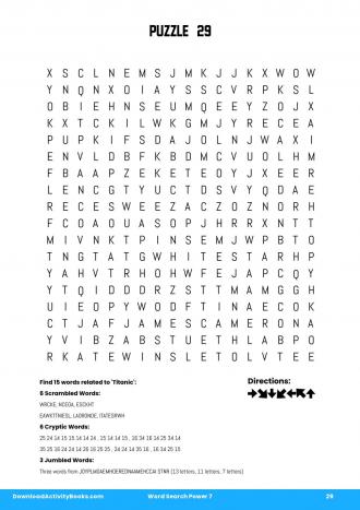 Word Search Power #29 in Word Search Power 7