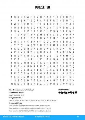 Word Search Power #30 in Word Search Power 7