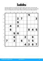 Sudoku #20 in Kids Activities 4