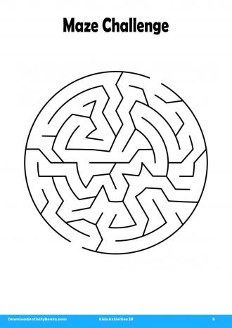 Maze Challenge #6 in Kids Activities 28