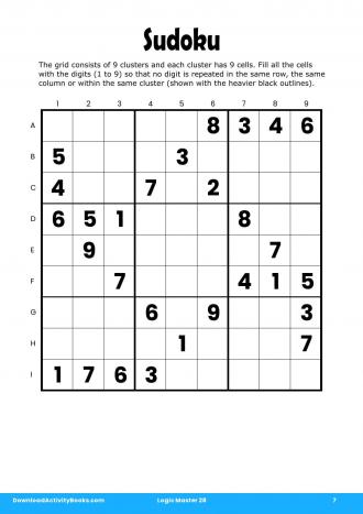 Sudoku #7 in Logic Master 28