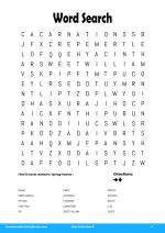 Word Search #6 in Kids Activities 6