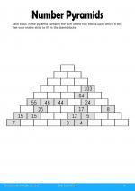 Number Pyramids #7 in Kids Activities 6