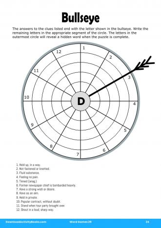 Bullseye #24 in Word Games 29