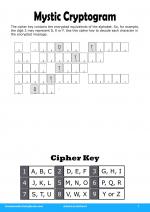 Mystic Cryptogram #1 in Adults Activities 3