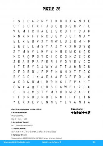 Word Search Power #26 in Word Search Power 8