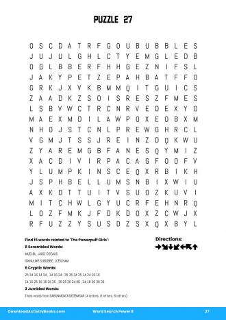 Word Search Power #27 in Word Search Power 8
