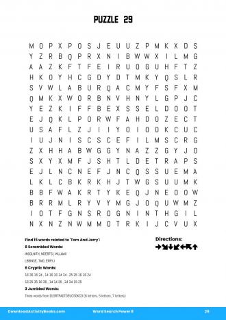 Word Search Power #29 in Word Search Power 8