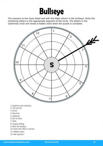 Bullseye #19 in Word Games 30
