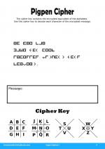 Pigpen Cipher in Super Ciphers 1