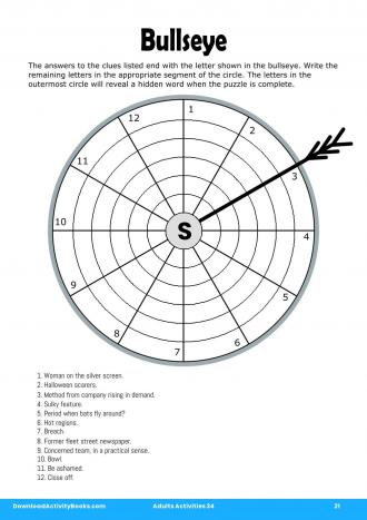 Bullseye #21 in Adults Activities 34
