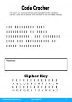 Code Cracker #1 in Super Ciphers 5