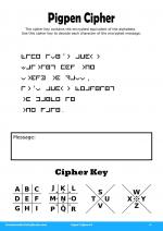 Pigpen Cipher in Super Ciphers 5