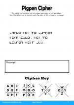 Pigpen Cipher #7 in Super Ciphers 6