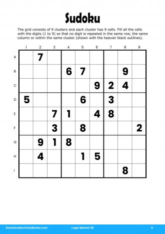 Sudoku #5 in Logic Master 35