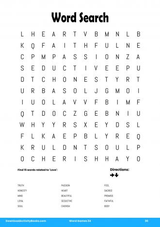 Word Search #30 in Word Games 34