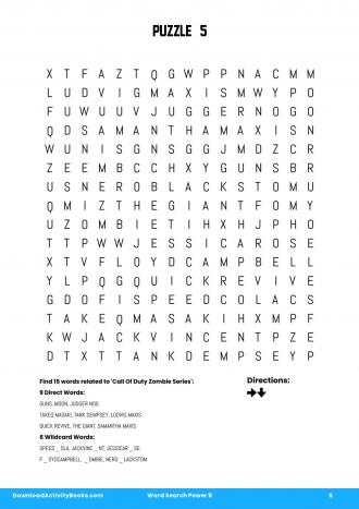 Word Search Power #5 in Word Search Power 9