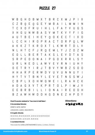 Word Search Power #27 in Word Search Power 9