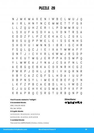 Word Search Power #28 in Word Search Power 9