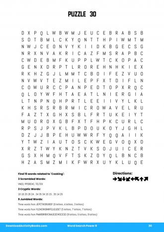 Word Search Power #30 in Word Search Power 9