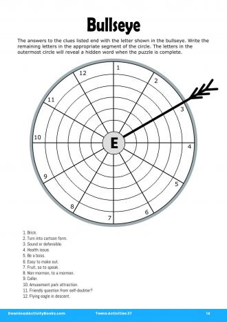 Bullseye #14 in Teens Activities 37
