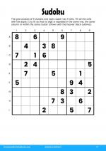 Sudoku in Adults Activities 3