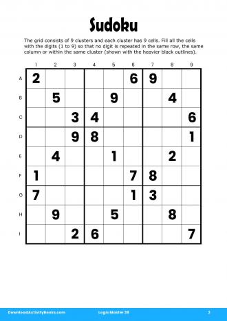 Sudoku in Logic Master 38