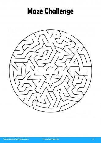 Maze Challenge in Teens Activities 39