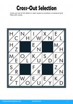 Cross-Out Selection in Word Games 5