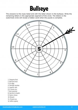 Bullseye #2 in Adults Activities 41
