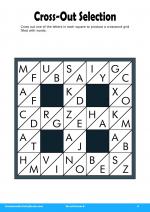 Cross-Out Selection in Word Games 6