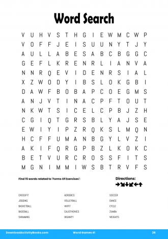 Word Search #26 in Word Games 41