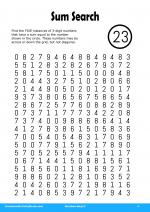 Sum Search #4 in Numbers Ninja 2