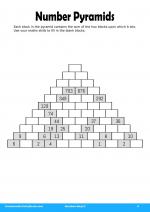 Number Pyramids in Numbers Ninja 2