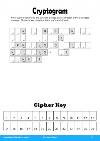 Cryptogram in Kids Activities 43