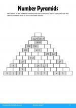 Number Pyramids in Numbers Ninja 3