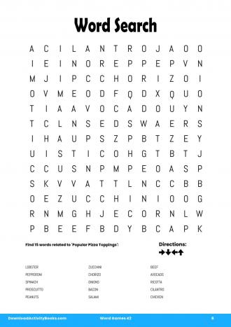 Word Search #6 in Word Games 42