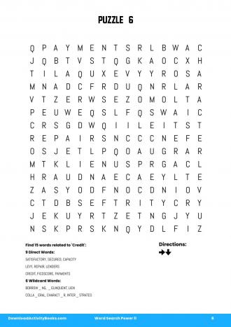Word Search Power #6 in Word Search Power 11