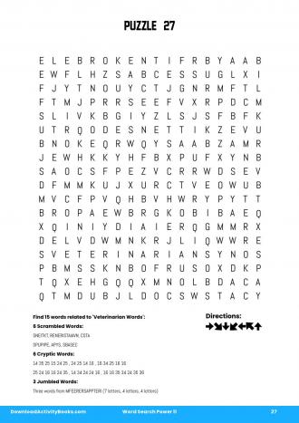Word Search Power #27 in Word Search Power 11
