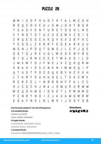 Word Search Power #28 in Word Search Power 11