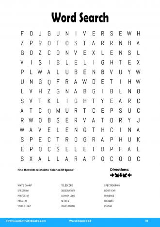 Word Search #19 in Word Games 43