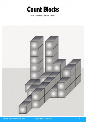 Count Blocks in Visual Mind Teasers 45