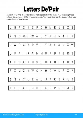Letters De'Pair #10 in Super Ciphers 46