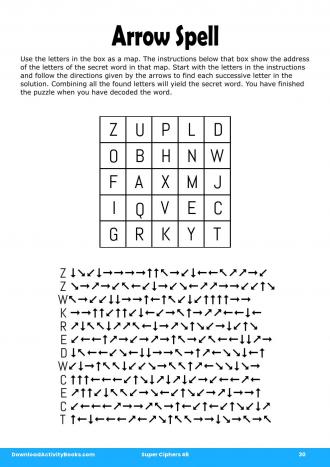 Arrow Spell in Super Ciphers 46