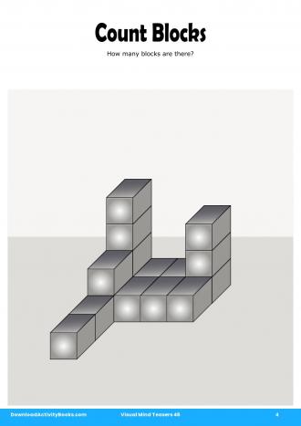Count Blocks #4 in Visual Mind Teasers 46